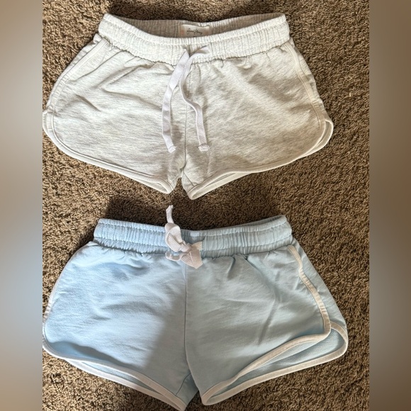 SweetHoney Other - SweetHoney Athletic Shorts Set - Light Gray and Light Blue
